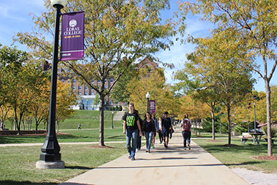 Photo of students walking on campus. Link to Gifts of Real Estate. Photo of students walking on campus. Link to Gifts of Real Estate.