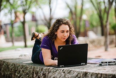 Photo of a student working on a laptop. Link to Life Stage Gift Planner Under Age 60 Situations. Photo of a student working on a laptop. Link to Life Stage Gift Planner Under Age 60 Situations.